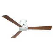 Ventilateur Plafonnier Eco Pallas 142cm Blanc Noyer Chene