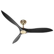 Ventilateur Plafonnier Eco Airscrew 152cm Laiton Noir