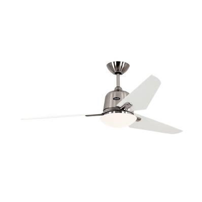 Ventilateur Plafond Eco Aviatos 132cm Chromé Blanc