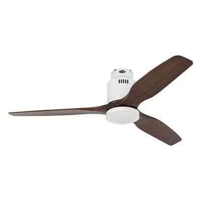 Ventilateur de Plafond Aerodynamix Eco 132cm Blanc Bois Noyer