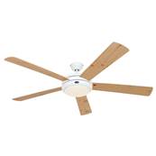 Ventilateur Plafonnier Titanium 162cm Blanc Htre Pin