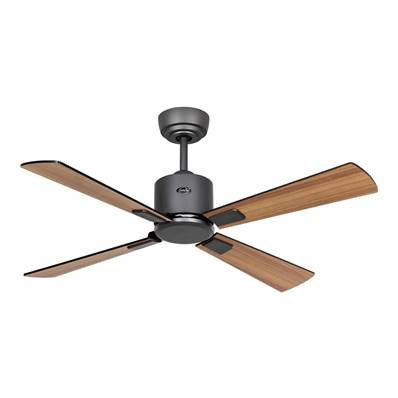 Ventilateur de Plafond Eco Neo 103cm Basalte Noir Teck