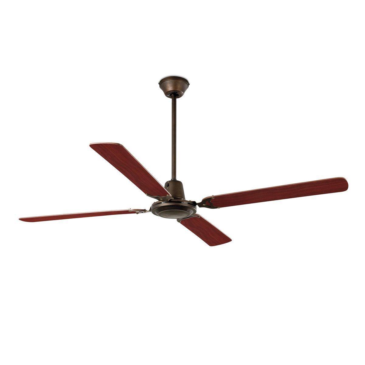 Ventilateur Plafonnier Malvinas 140cm Marron Acajou Acajou