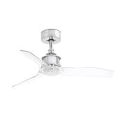 Ventilateur Plafonnier Just Fan 81cm Chrom Transparent