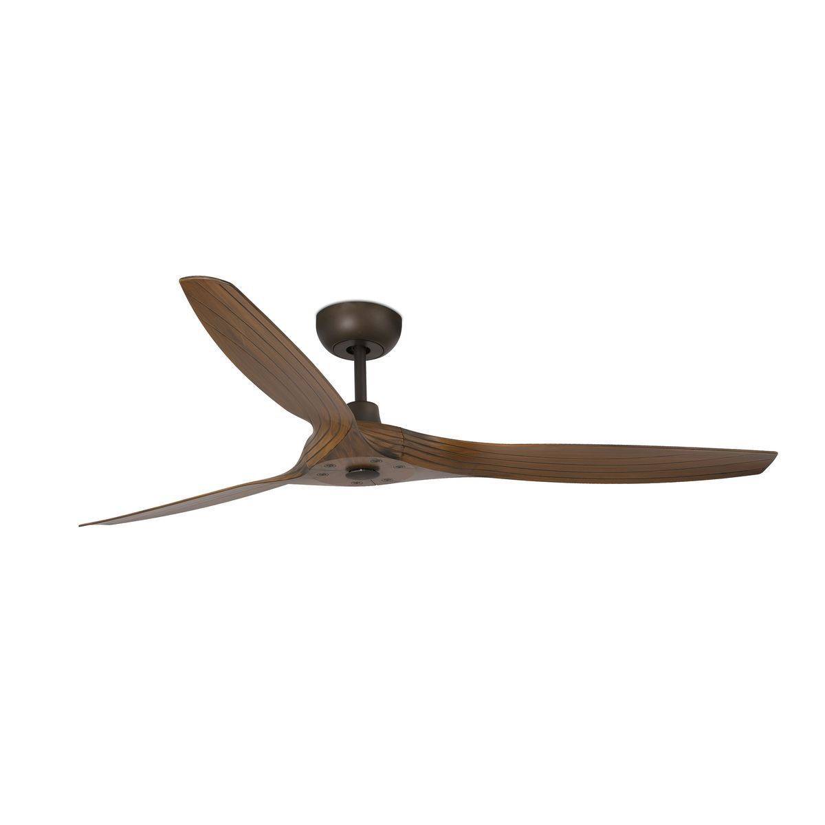 Ventilateur Plafond Morea 152cm Marron Bois Noyer