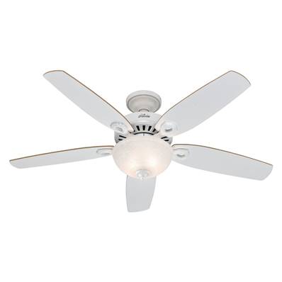 Ventilateur Plafond Builder Deluxe 132cm Blanc Hêtre Blanc