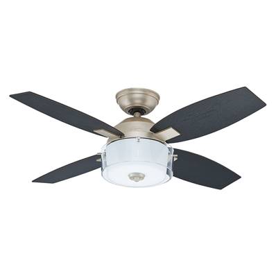 Ventilateur Plafond Central Park 107cm Etain Chêne Noir