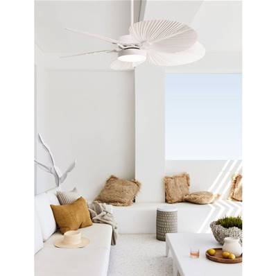 Ventilateur Plafond Bali LED 132cm Blanc