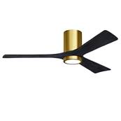 Ventilateur Plafond Irene-3HLK 132cm Laiton Noir