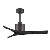 Ventilateur Plafond Mollywood 107cm Bronze Noir