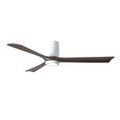 Ventilateur Plafond avec Lumire Irene-3HLK 152cm Blanc Noyer