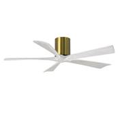 Ventilateur Plafond Irene-5H 132cm Laiton Blanc