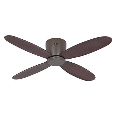 Ventilateur Plafond Eco Plano 112cm Brun Noyer