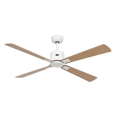 Ventilateur Plafonnier Eco Neo 132cm Blanc Erable Hêtre