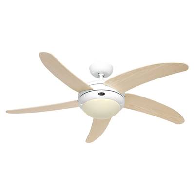 Ventilateur Plafond Elica 132cm Blanc Erable