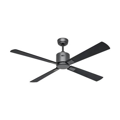 Ventilateur de Plafond Eco Neo 132cm Basalte Noir Teck