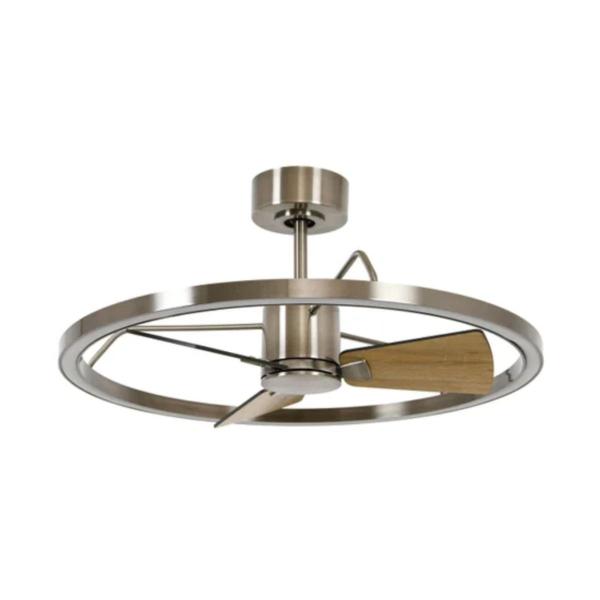 Ventilateur Plafond Cessna Nickel et Bois