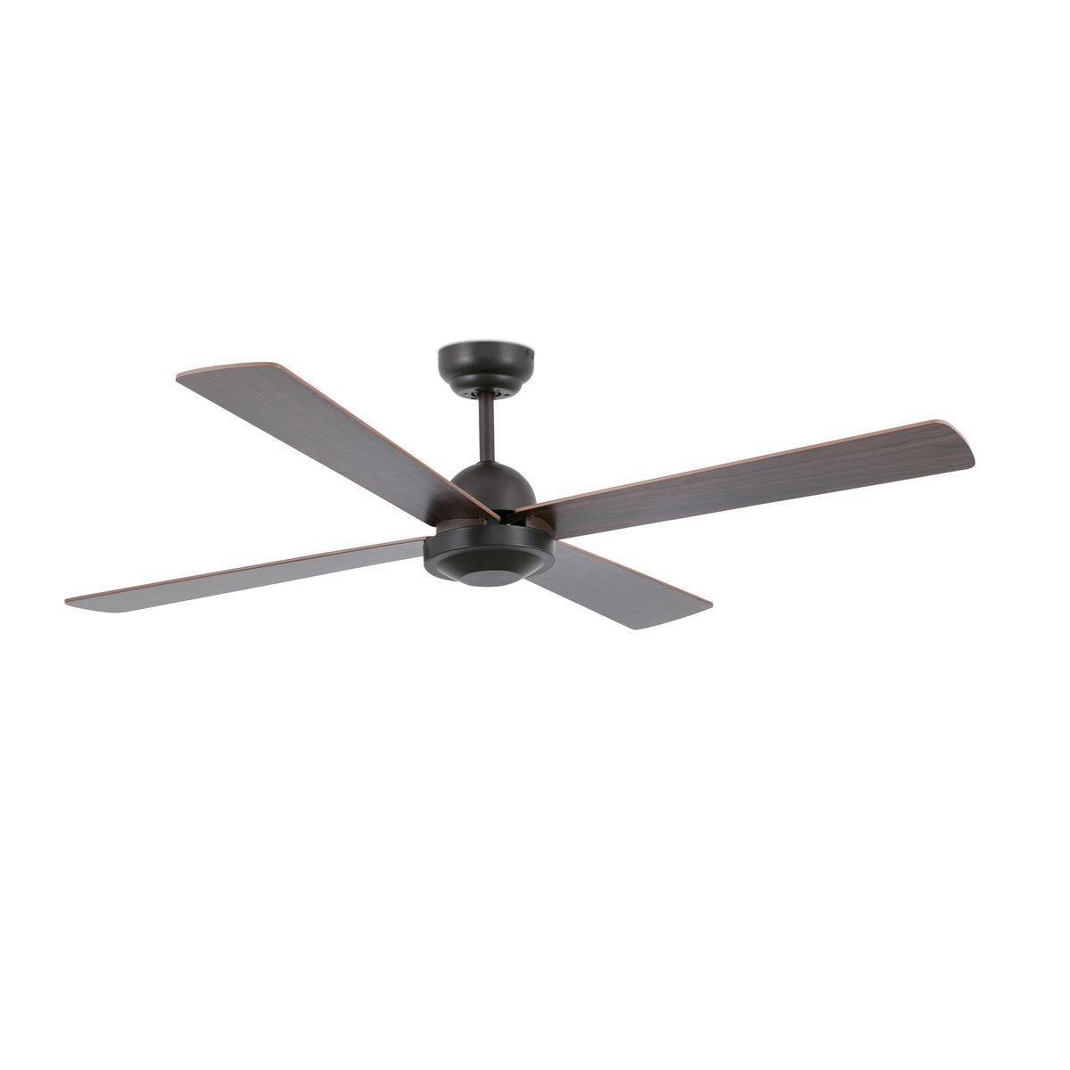 Ventilateur Plafond Ibiza 132cm Marron Acajou Chêne