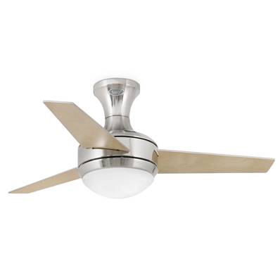 Ventilateur Plafonnier Mini Ufo 101cm Nickel Gris Erable