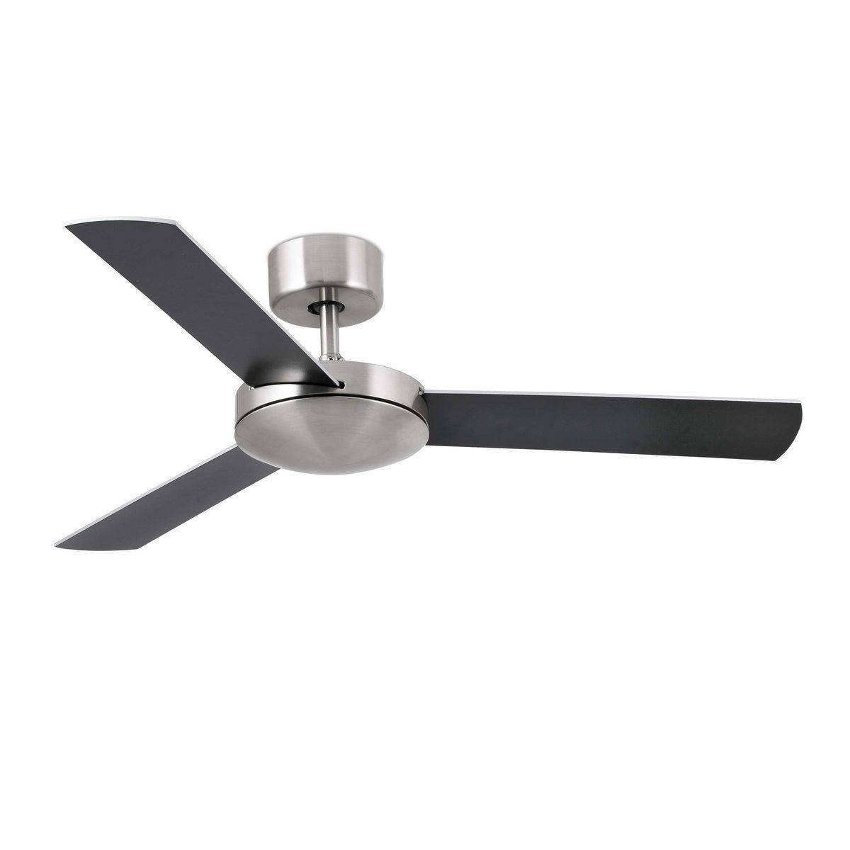 Ventilateur de Plafond Mini Mallorca 107cm Nickel Gris Noir