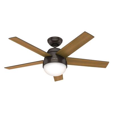 Ventilateur Plafond Stile 117cm Bronze Chêne Noyer