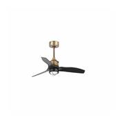 Ventilateur Plafond Just Fan Led 81cm Or vieilli Noir