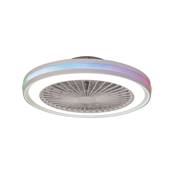 Ventilateur Plafond Gamer 46,6cm Blanc