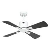 Ventilateur Plafond Eco Neo III 92cm Blanc Argenté Wengé Wifi