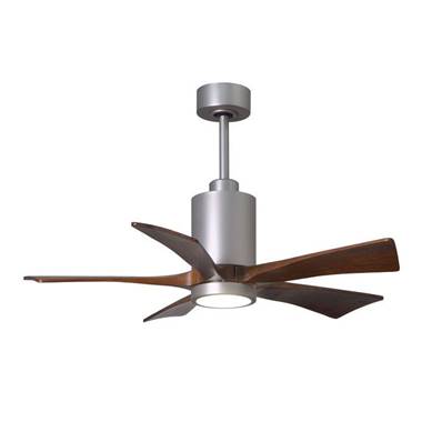 Ventilateur Plafond Patricia-5 106cm Nickel Noyer