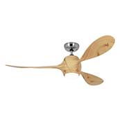 Ventilateur de Plafond Eco Fiore 142cm Chrom Pin