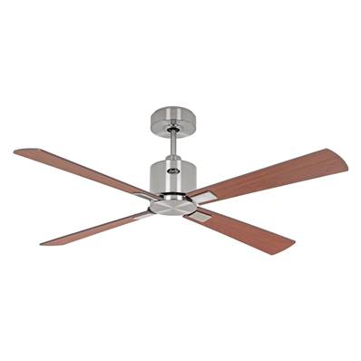 Ventilateur Plafonnier Eco Concept 132cm Chromé Cerisier Noyer