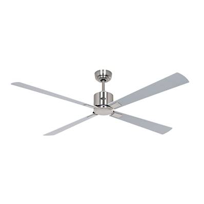 Ventilateur Plafond Eco Neo 152cm Chromé Poli Gris Blanc