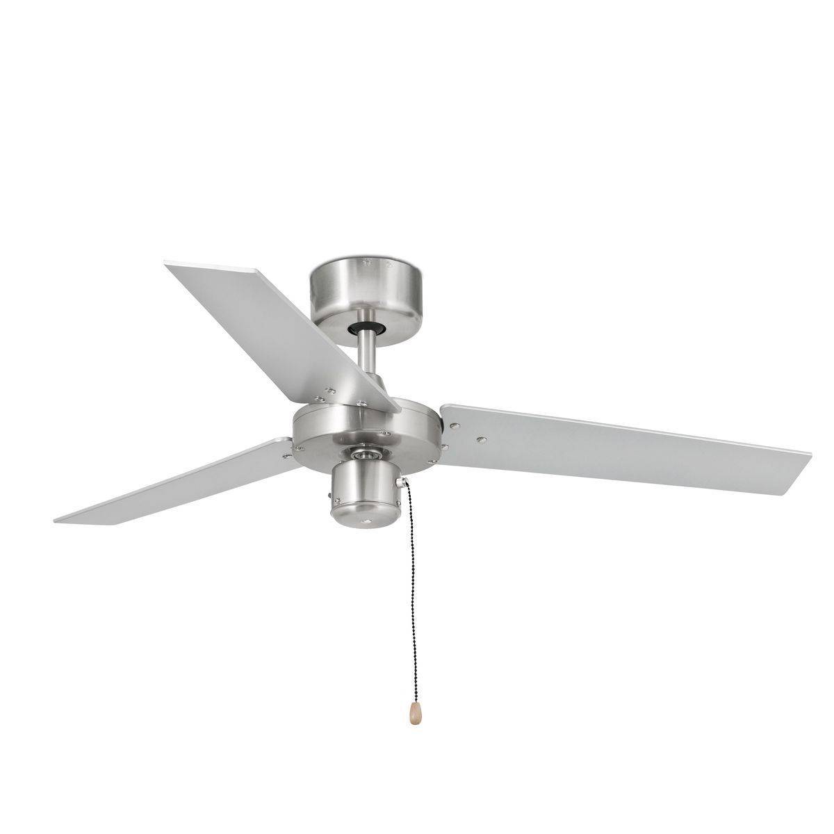 Ventilateur Plafond Factory 106cm Nickel Gris Noir