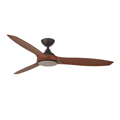Ventilateur Plafond LED Newport 142cm Noir Noyer
