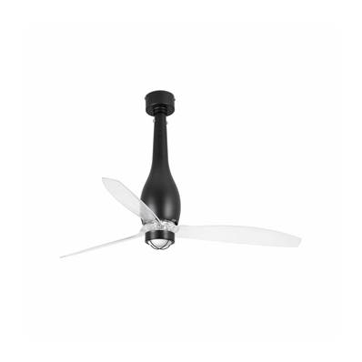 Ventilateur Plafond Eterfan 128cm Noir Transparent