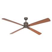 Ventilateur Plafond Eco Neo III 180cm Bronze Noir Teck