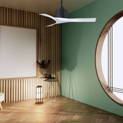 Ventilateur Plafond Nan 107cm Noir Blanc