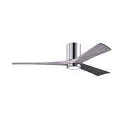 Ventilateur Plafond avec LED Irene-3HLK 152cm Chrom Poli Bois Vieilli