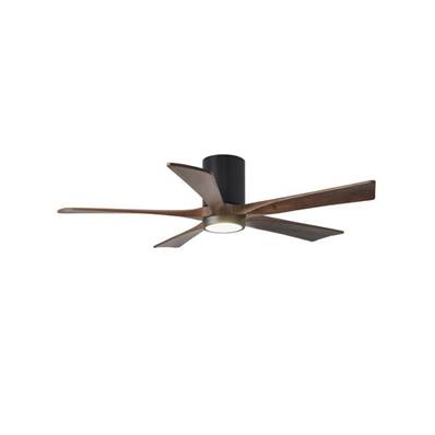 Ventilateur Plafond avec Lumière Irene-5HLK 132cm Noir Noyer