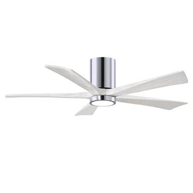 Ventilateur Plafond avec LED Irene-5HLK 132cm Chromé Poli Blanc