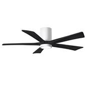 Ventilateur Plafond avec Lumire Irene-5HLK 132cm Blanc Noir