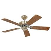 Ventilateur Plafonnier Royal Classic 103cm Laiton Chêne