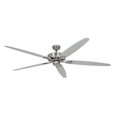 Ventilateur Plafonnier Royal Classic 180cm Chromé Gris foncé