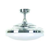 Ventilateur Plafond Retractable EVO2 122cm Chrom Transparent