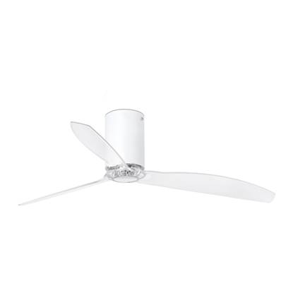 Ventilateur Plafond Mini Tube 128cm Blanc Transparent