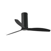 Ventilateur de Plafond Tube 128cm Noir