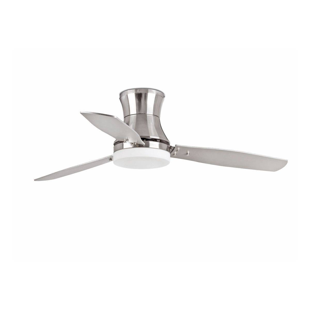 Ventilateur de Plafond Tonsay 132cm Nickel Gris Acajou