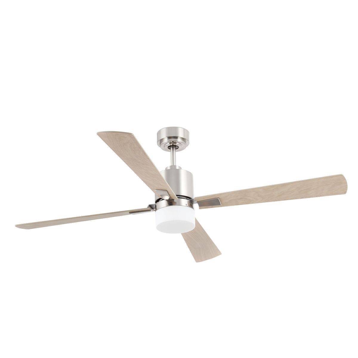 Ventilateur Plafonnier Palk 132cm Nickel Erable