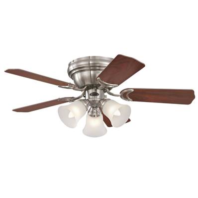 Ventilateur Plafond CONTEMPRA 90cm Nickel Brossé