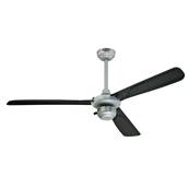 Ventilateur Plafond MOUNTAIN GALE 132cm Argent Noir